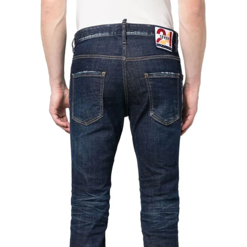 DSQUARED 2 Low Rise Distressed Jeans-4