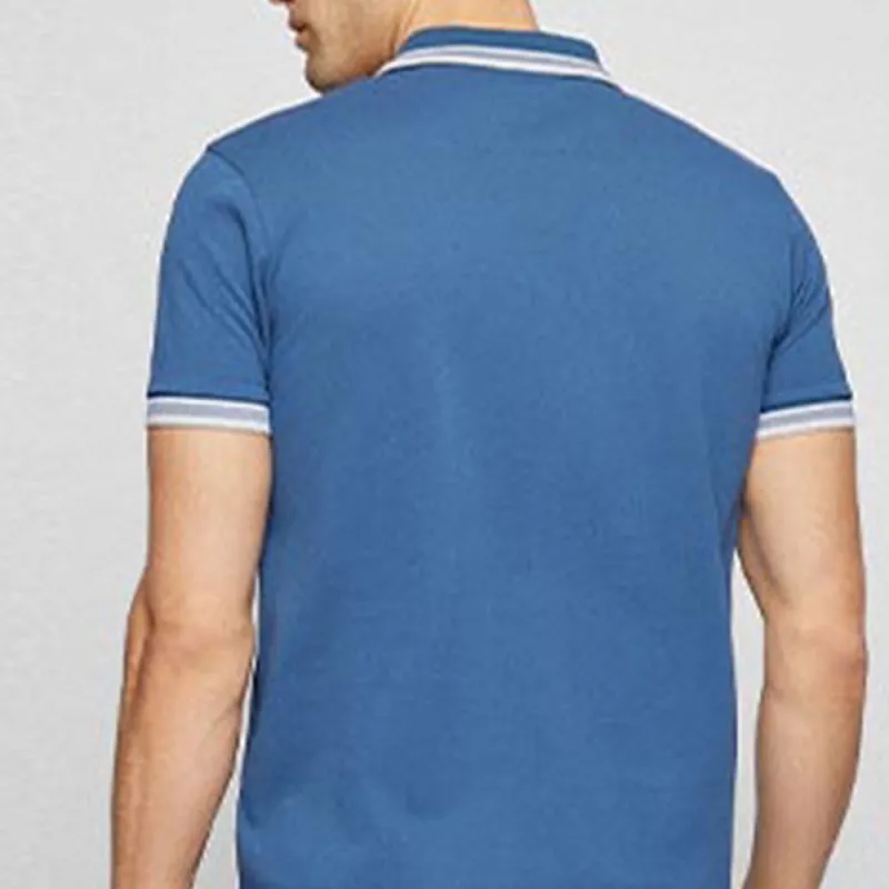 HUGO BOSS SS22 Polo Shirt Men's Marine Blue-4