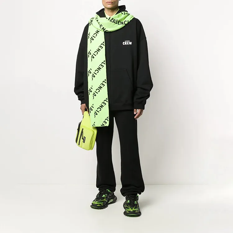 Balenciaga Logo Print Oversize Hoodie-4