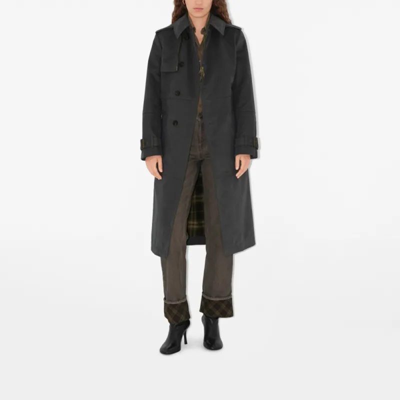 Burberry Cotton Coat Cinder-1