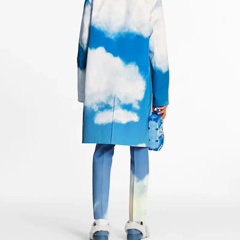 LOUIS VUITTON New Quarterly Products Of LV Coats Men's Blue-5