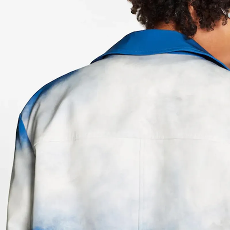 LOUIS VUITTON New Quarterly Products Of LV Coats Men's Blue-3