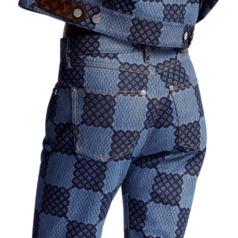 Lv Damier Jeans-5