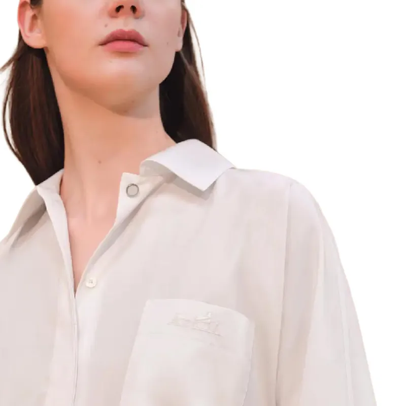 HERMES Long Sleeved Dresses Women's-7