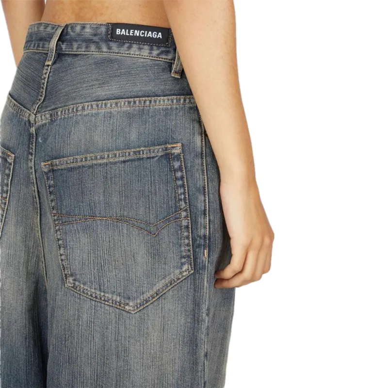 Balenciaga FW23 Jeans Women's Light Blue-5