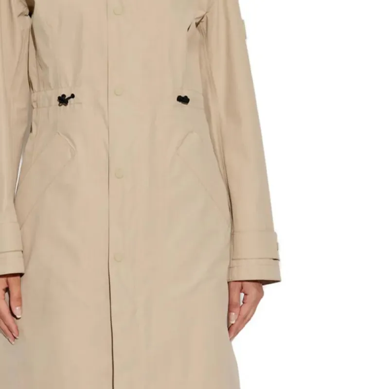 Burberry Drawstring Waist Hooded Trench Coat-5