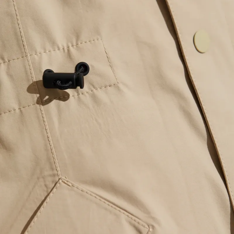 Burberry Drawstring Waist Hooded Trench Coat-3