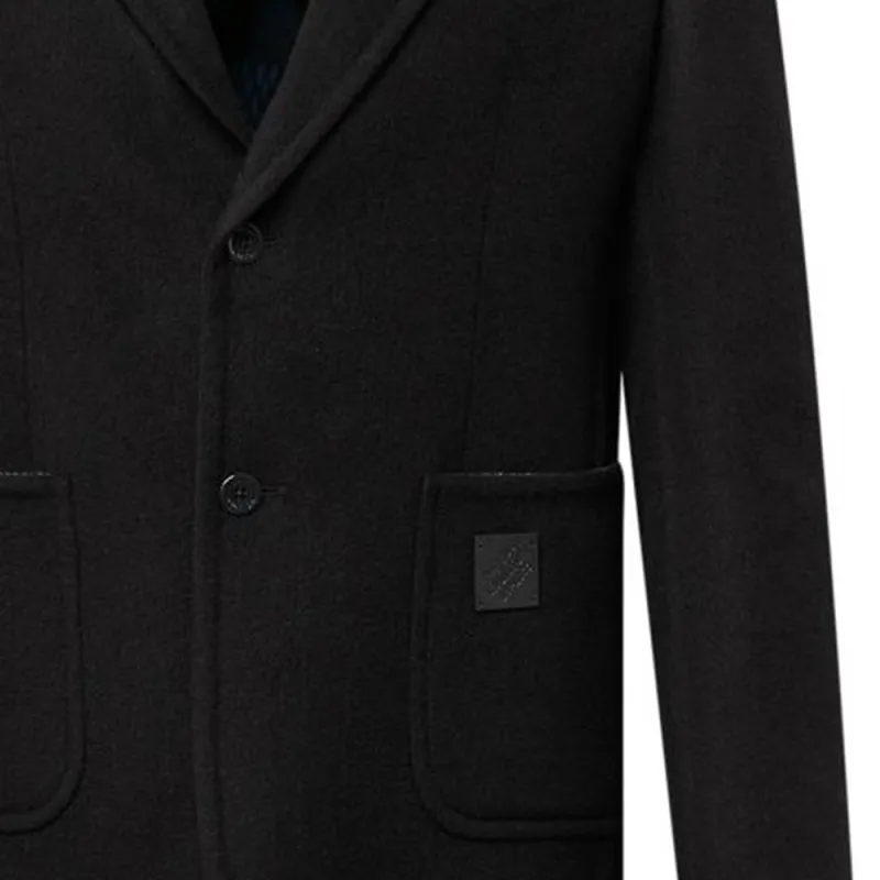LOUIS VUITTON Double Face Cashmere And Wool Blend Blazer-4