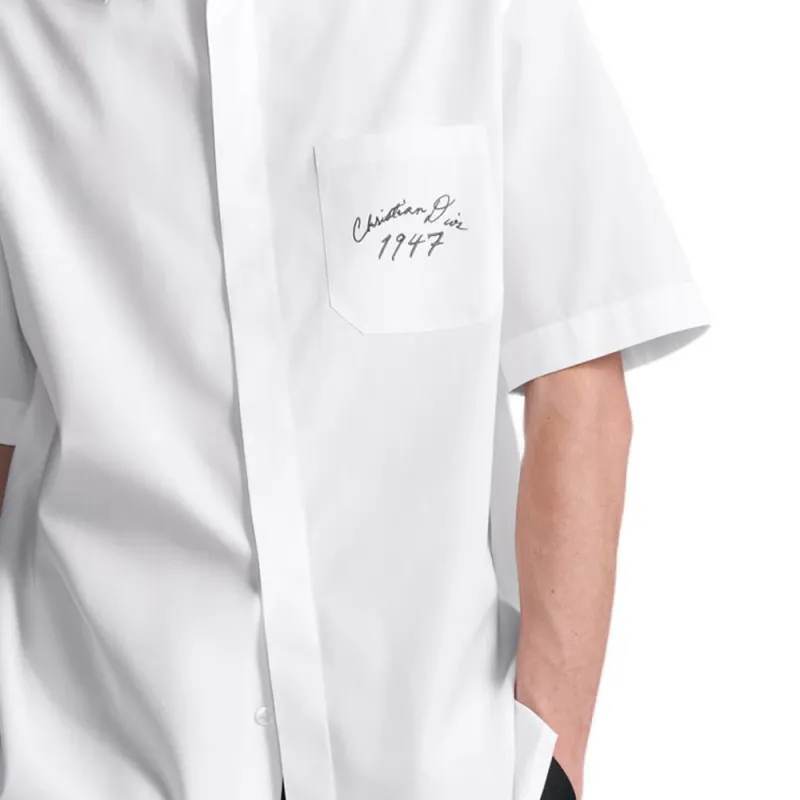 DIOR X Denim Tears Short Sleeve Shirt-5