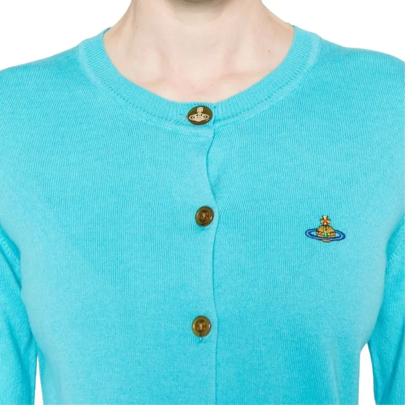 Vivienne Westwood Orb Embroidered Knitted Cardigan-4