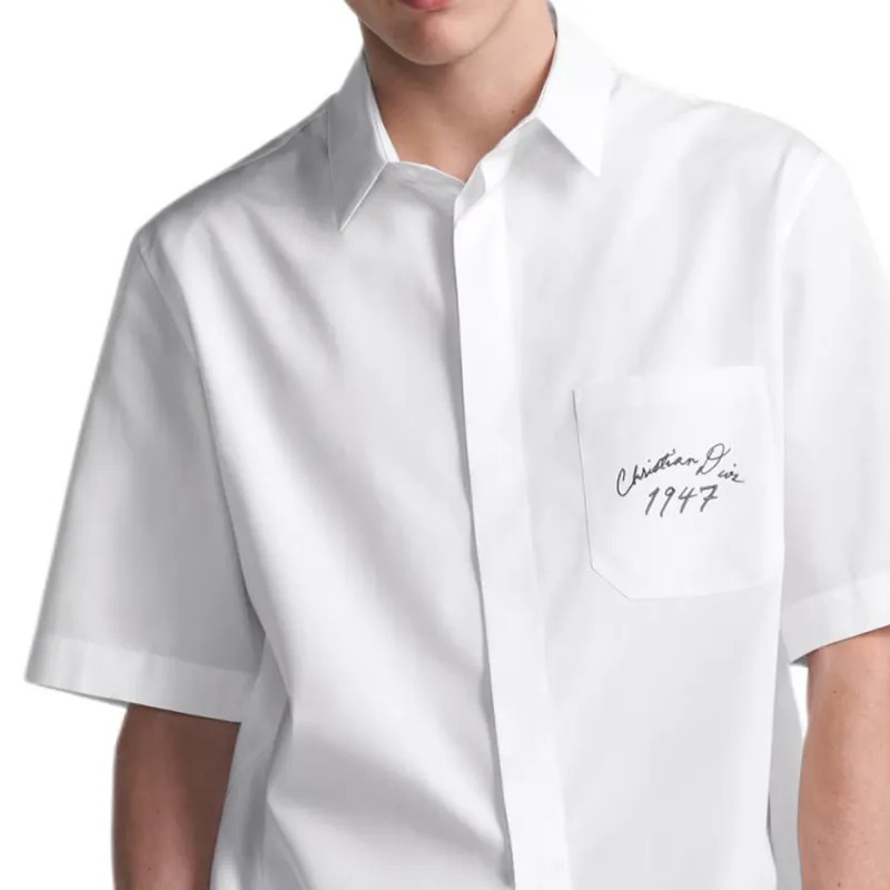 DIOR X Denim Tears Short Sleeve Shirt-6