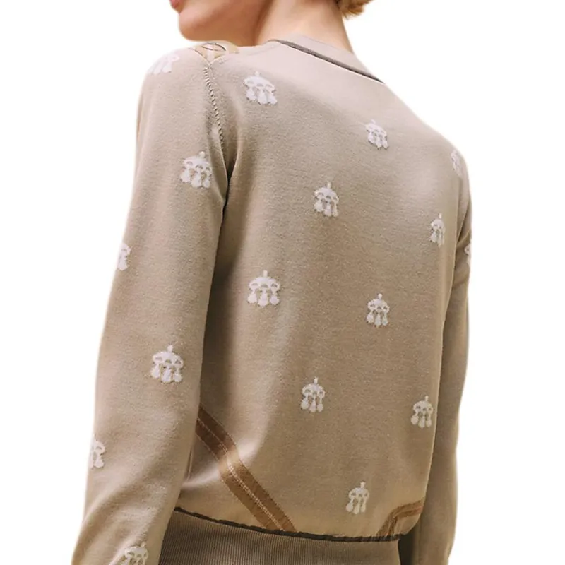 HERMES FW24 Sweater Women's Beige-4