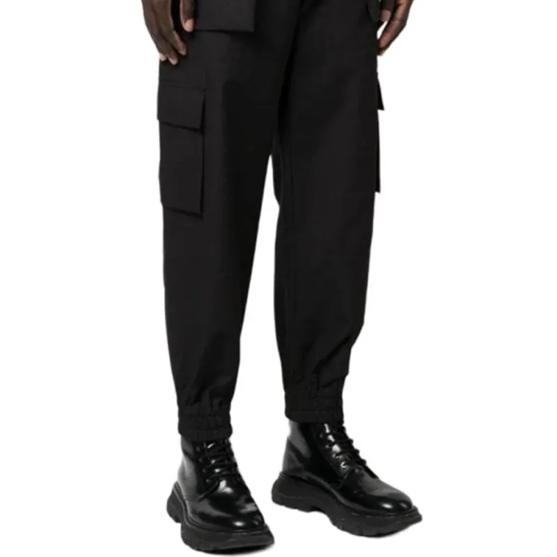 Alexander McQueen Mid Rise Cargo Trousers-4