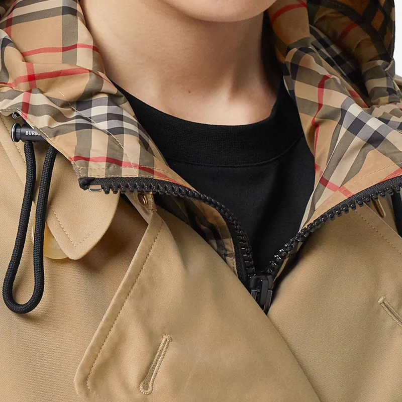 Burberry Button Detailed Kensington Trench Coat-6