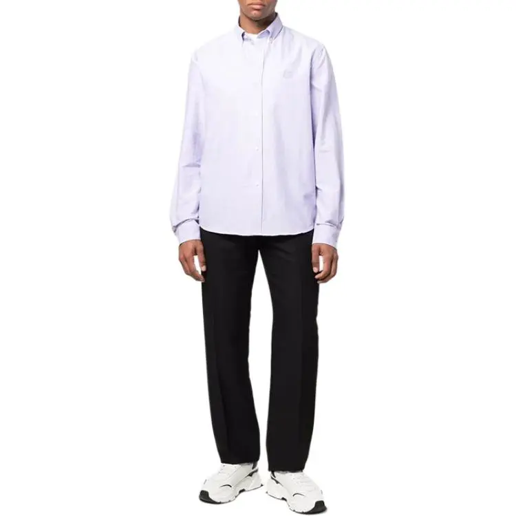 KENZO Classic Tiger Head SS22 Shirt Men's Purple-2