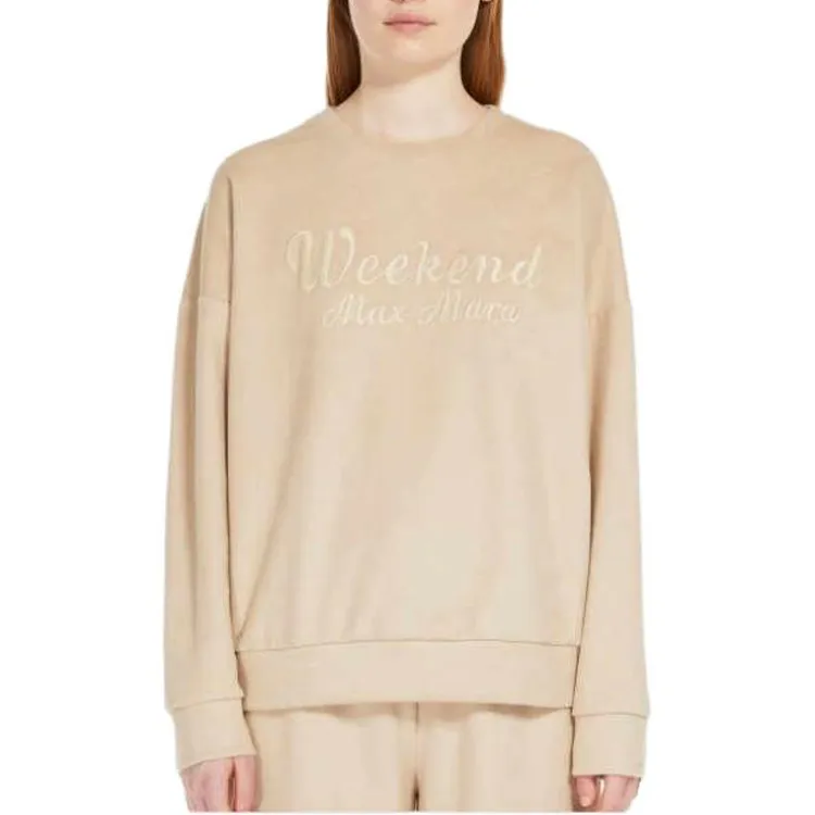 MaxMara FW24 Sweatshirt Women's Beige-1