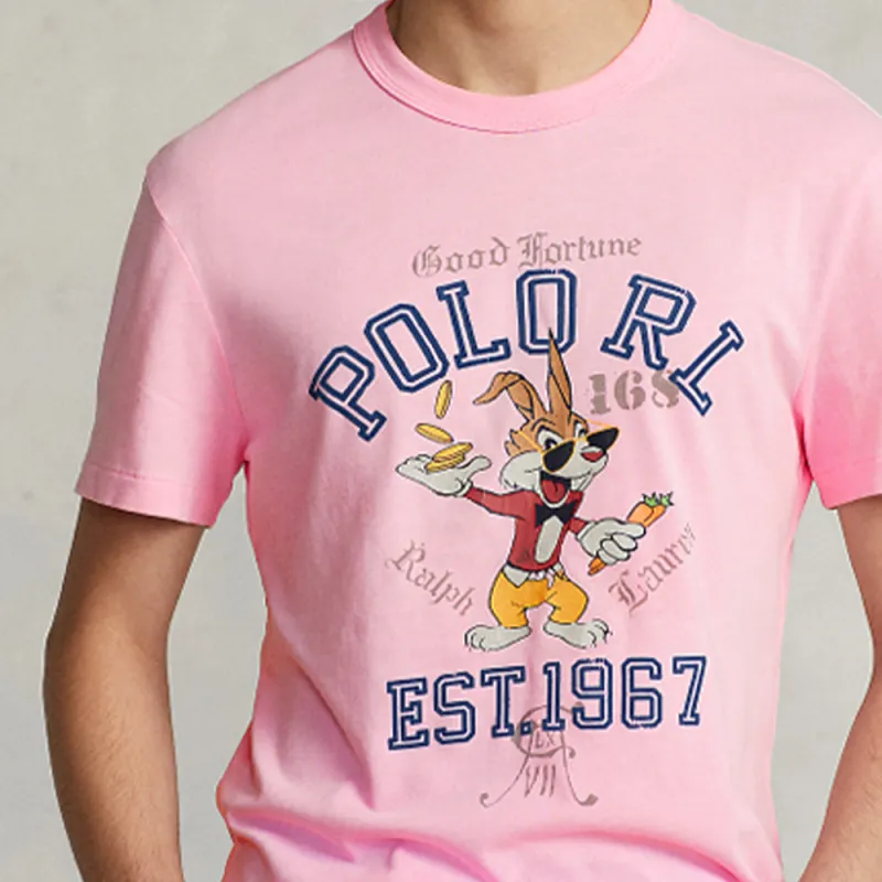 Polo Ralph Lauren FW22 T Shirt Men's Pink-4