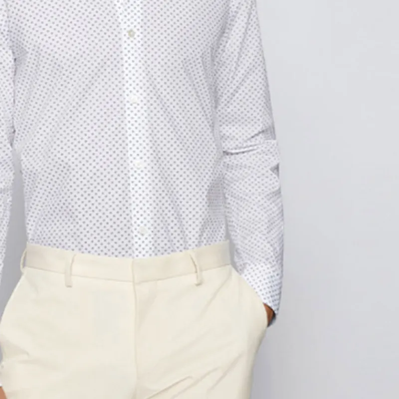 HUGO BOSS Shirts Men White-5