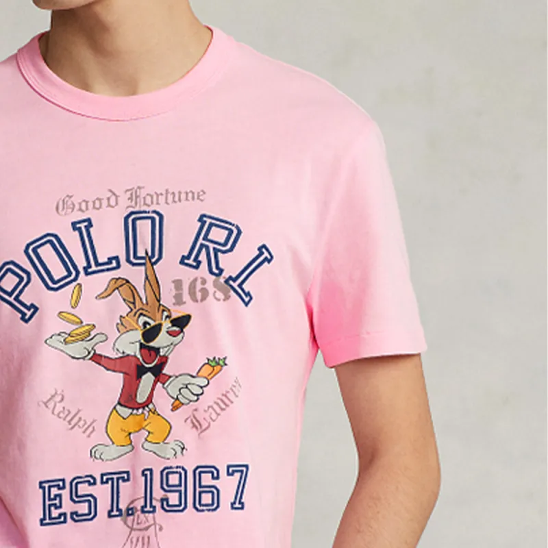 Polo Ralph Lauren FW22 T Shirt Men's Pink-5