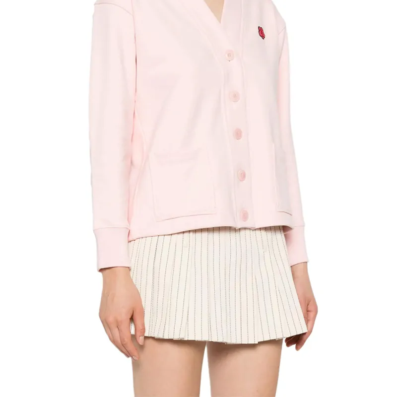 KENZO Boke Flower V Neck Buttoned Cardigan-5