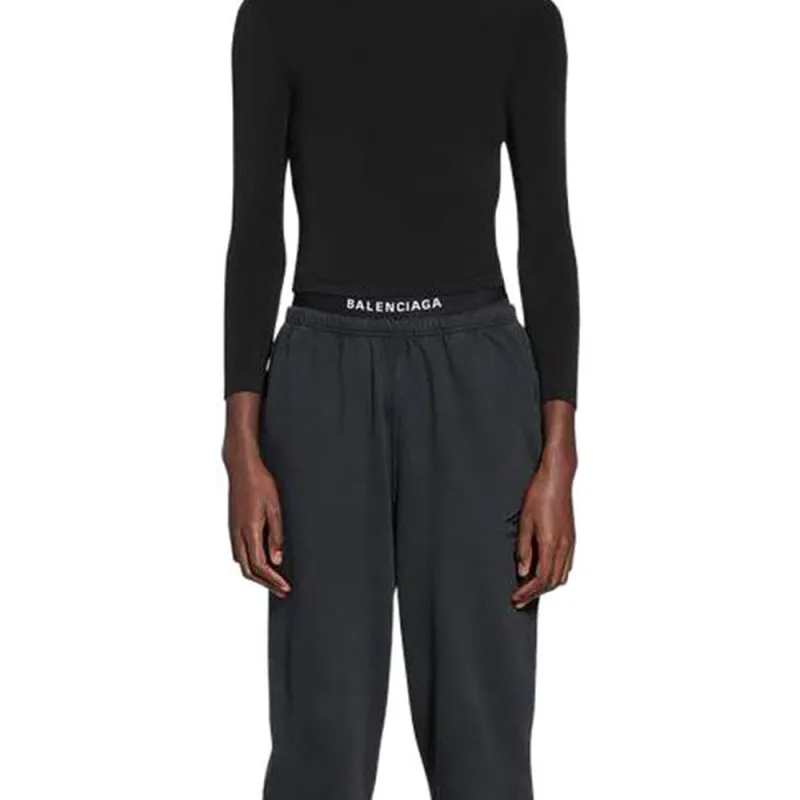 Balenciaga Sports Pants Men's Black-5