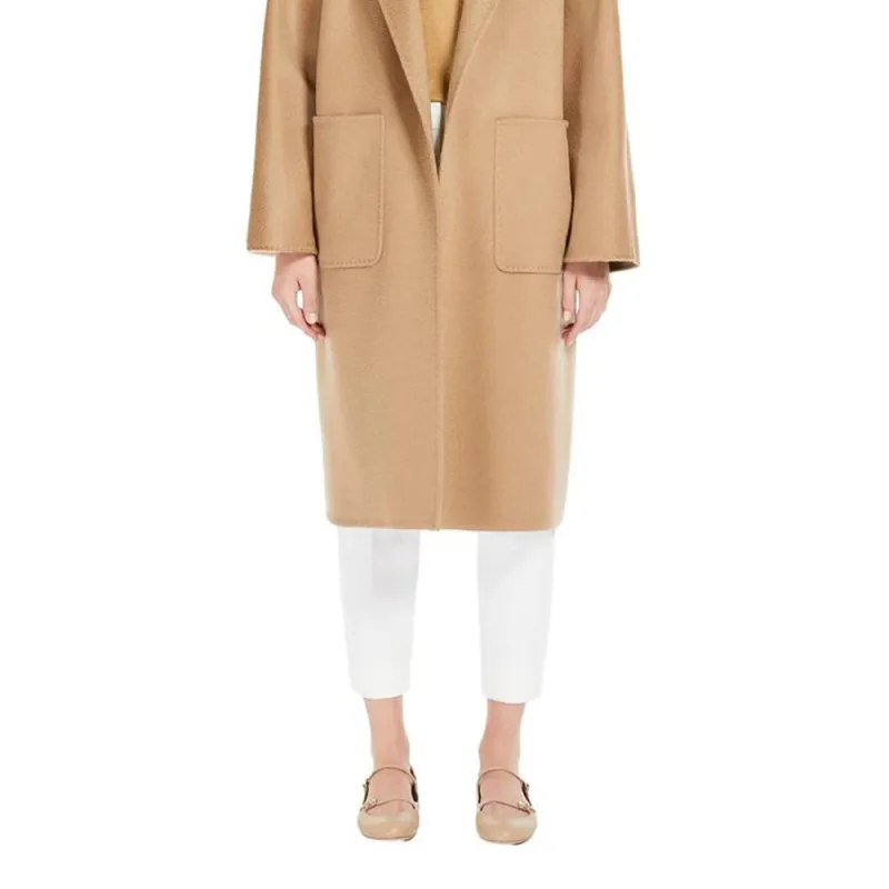 MaxMara Lilia Belted Long Sleeved Coat-4