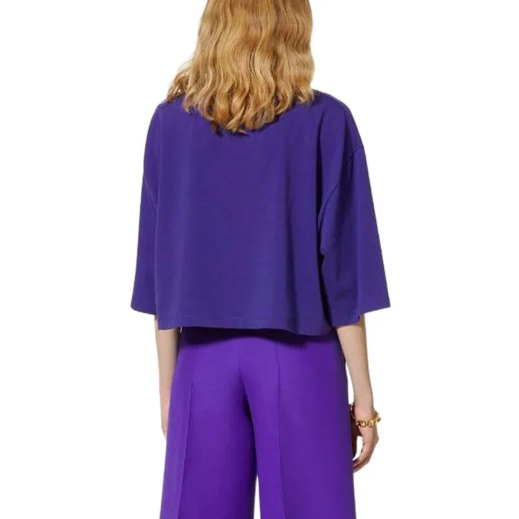 Valentino SS23 T-Shirt Women's Purple-2