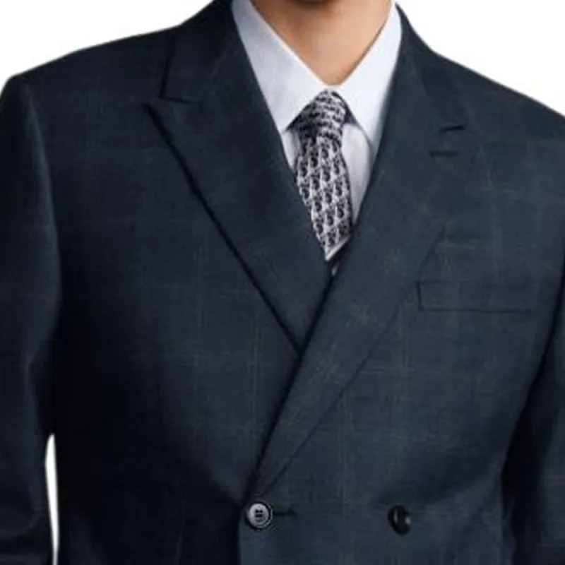 DIOR SS24 Business Suit Coat Men's Blue-3