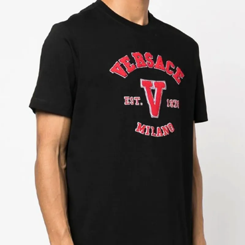 VERSACE SS23 T Shirt Men's Black-4