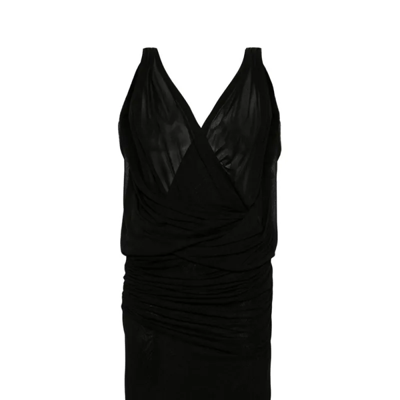 SAINT LAURENT Sleeveless Dress Women's Black-5