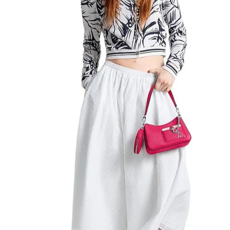 LOUIS VUITTON Monogram Fil Coupé Midi Skirt-4