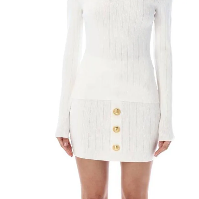 BALMAIN 6-Buttons Knit Jumper-5