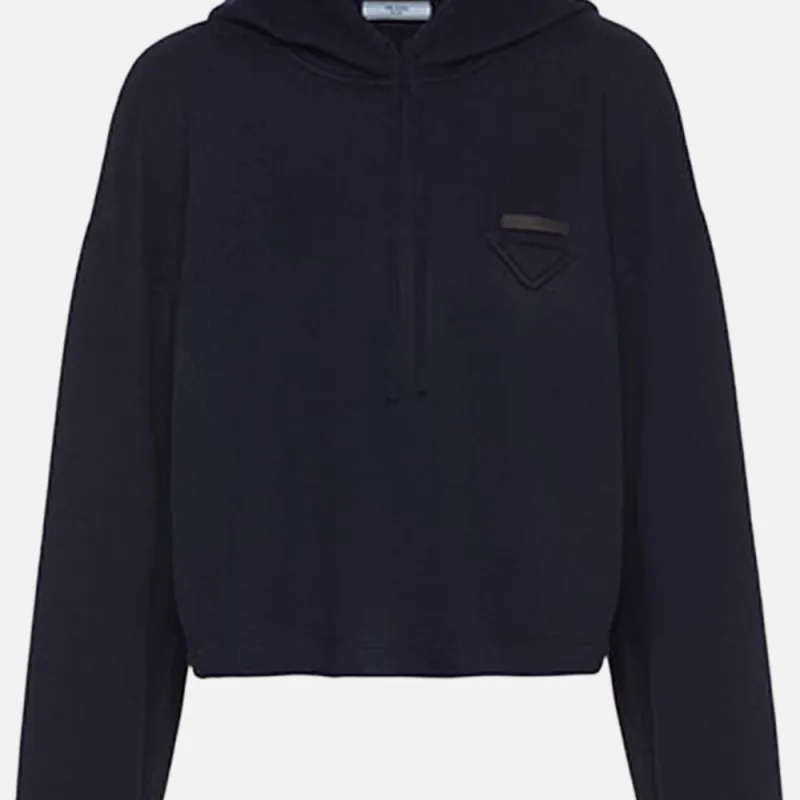 PRADA FW21 Sweatshirt Women's Dark Blue-2