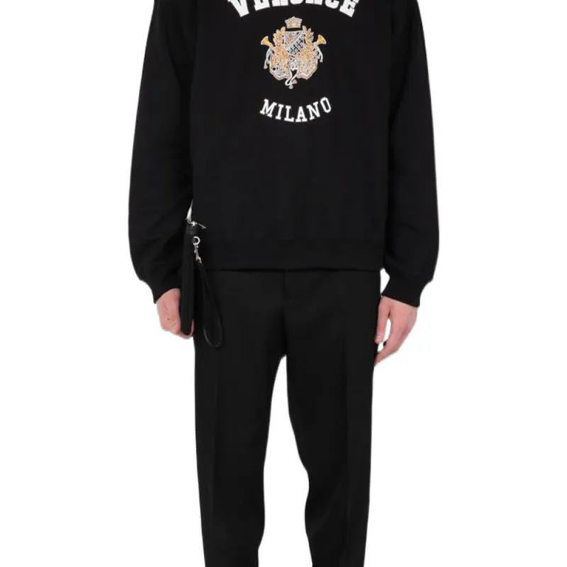 VERSACE Logo Crewneck-5