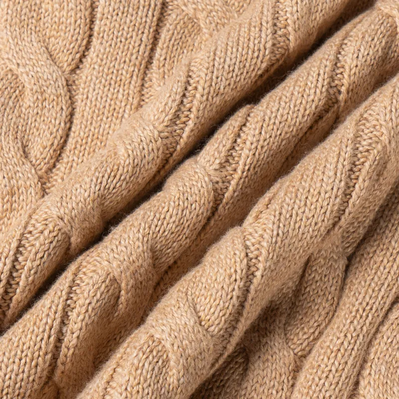 Polo Ralph Lauren Logo Embroidered Cable Knit Jumper-7