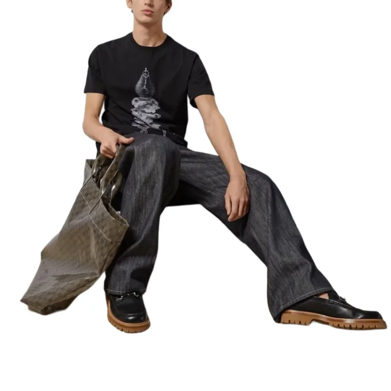 GUCCI T Shirts Men Black-2