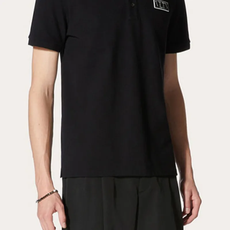 Valentino FW21 Polo Shirt Men's Black-5