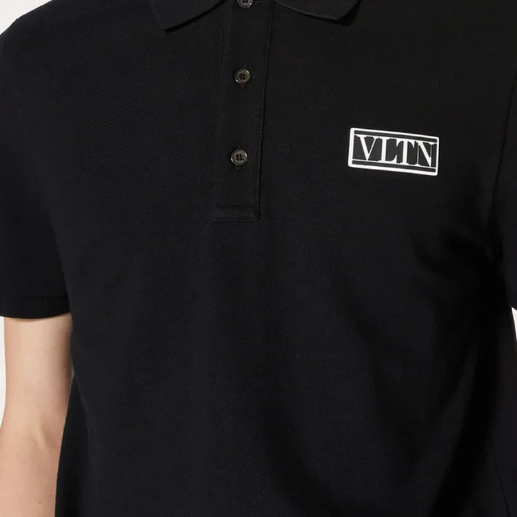 Valentino FW21 Polo Shirt Men's Black-4