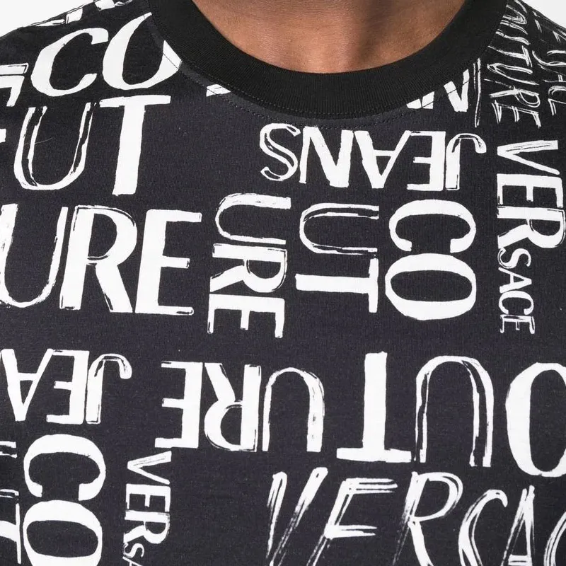 VERSACE JEANS COUTURE SS23 T Shirt Men's Black-4