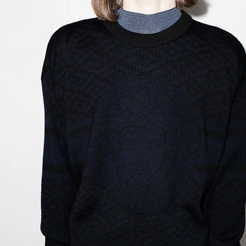 VERSACE SS22 Sweater Men's Blue-4
