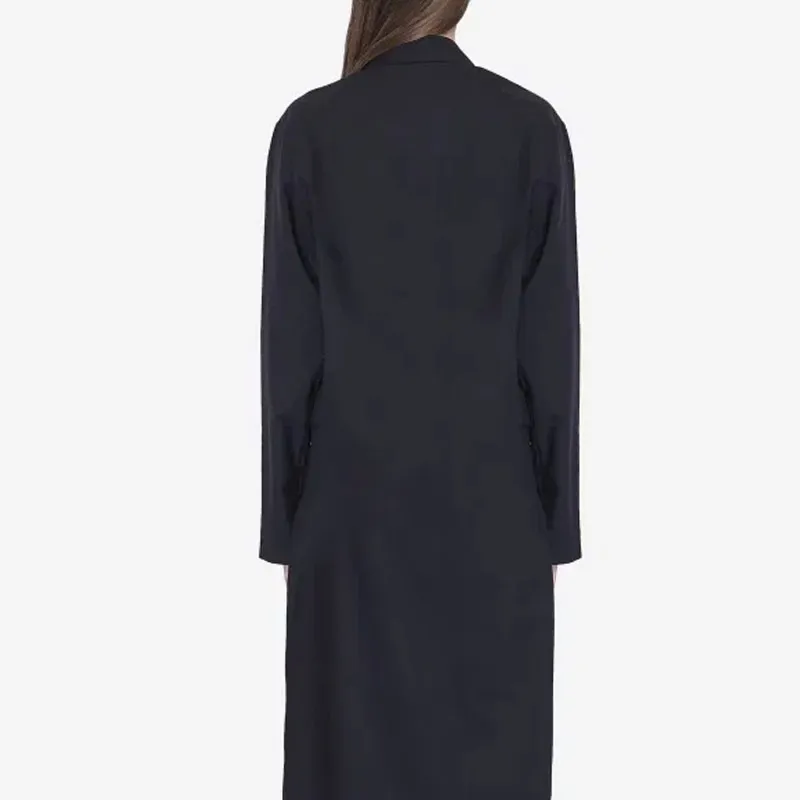 LOEWE Buckle Detailed Gathered Midi Dress-3