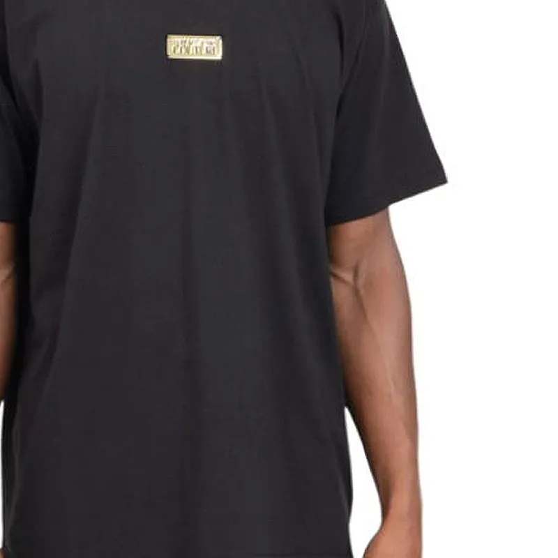 VERSACE JEANS Logo Plaque Crewneck T Shirt-4