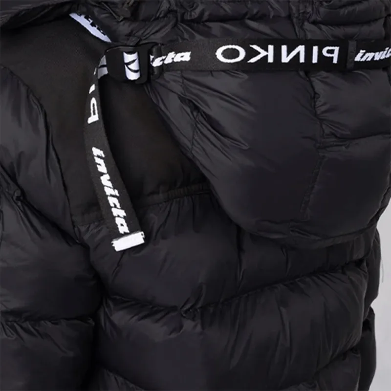 PINKO Puffer Jacket Women's Black-4