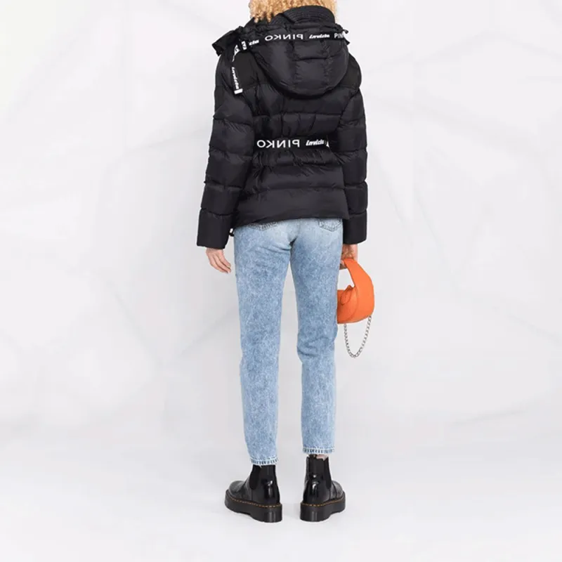 PINKO Puffer Jacket Women's Black-2