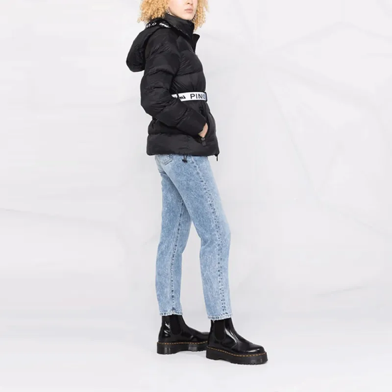 PINKO Puffer Jacket Women's Black-3