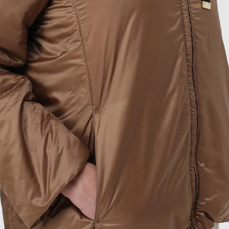 MaxMara Drawstring Zip Up Jacket-4