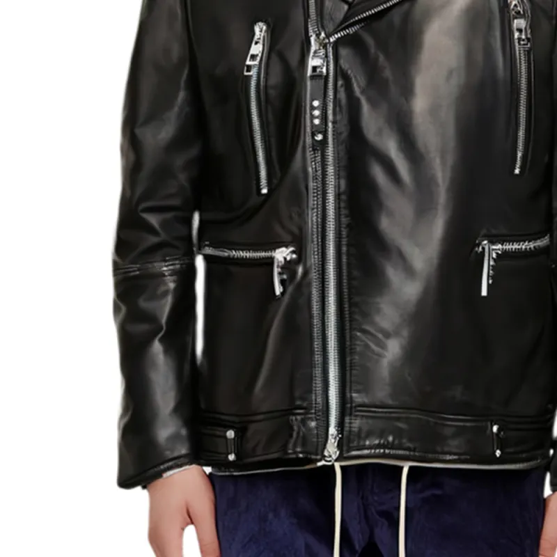 Alexander McQueen Leather Biker Jacket-5