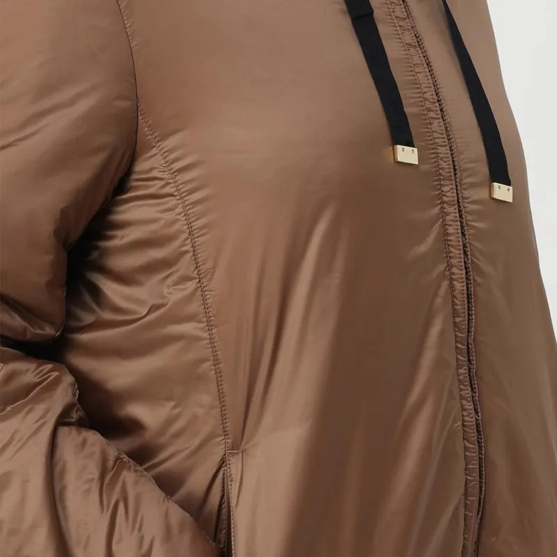 MaxMara Drawstring Zip Up Jacket-3