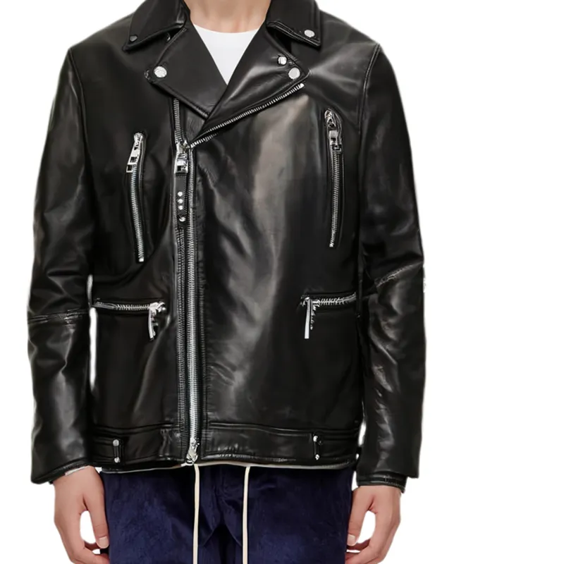 Alexander McQueen Leather Biker Jacket-4