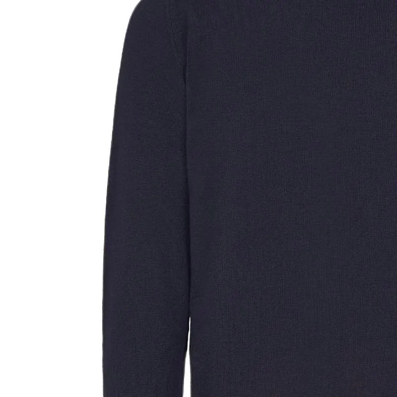 FENDI Logo Detailed Crewneck Sweater-5
